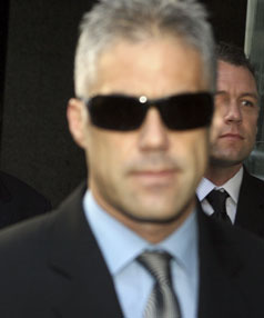 Money men take no risks with their own security